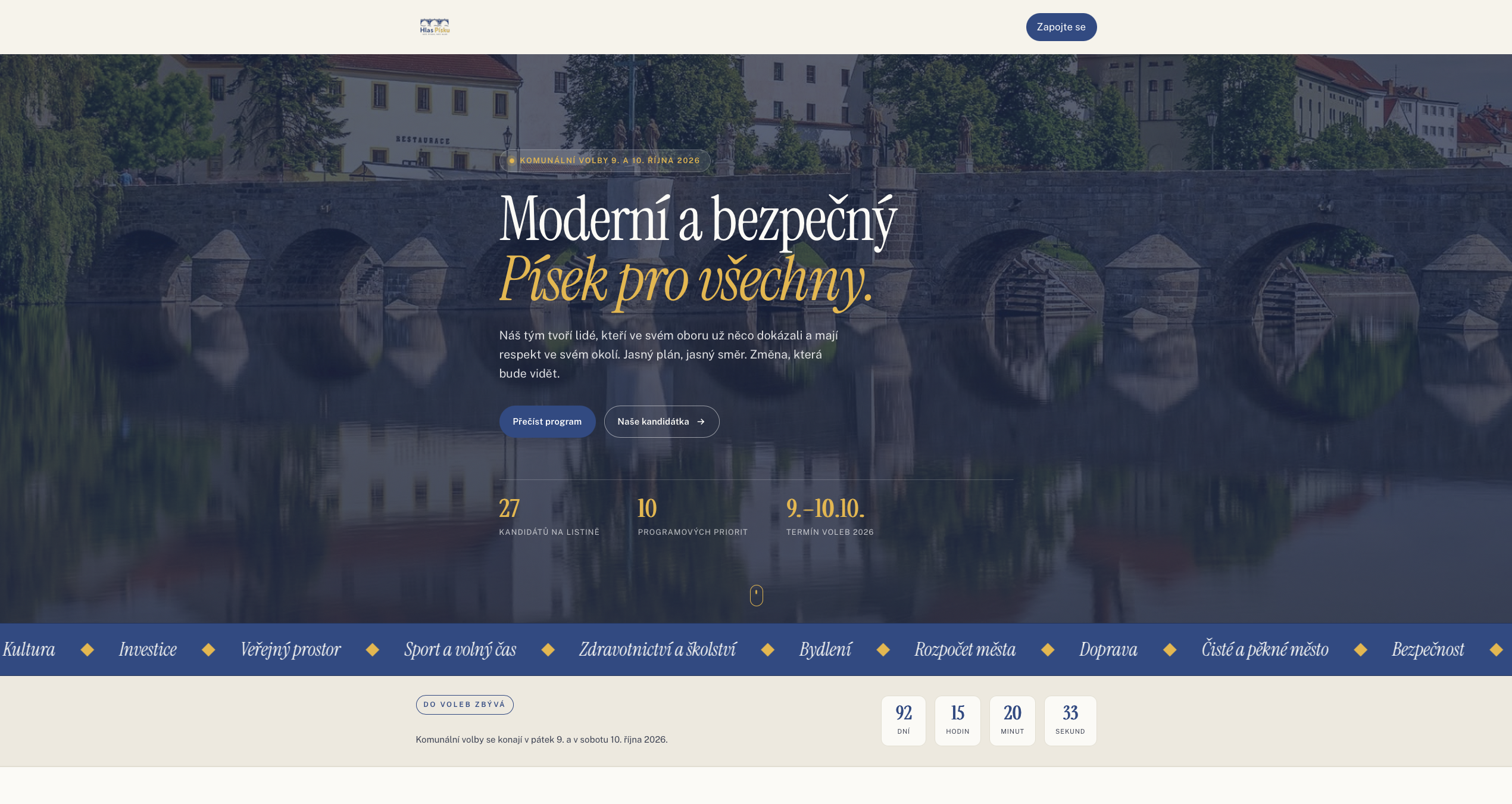Hlas Písku — web
