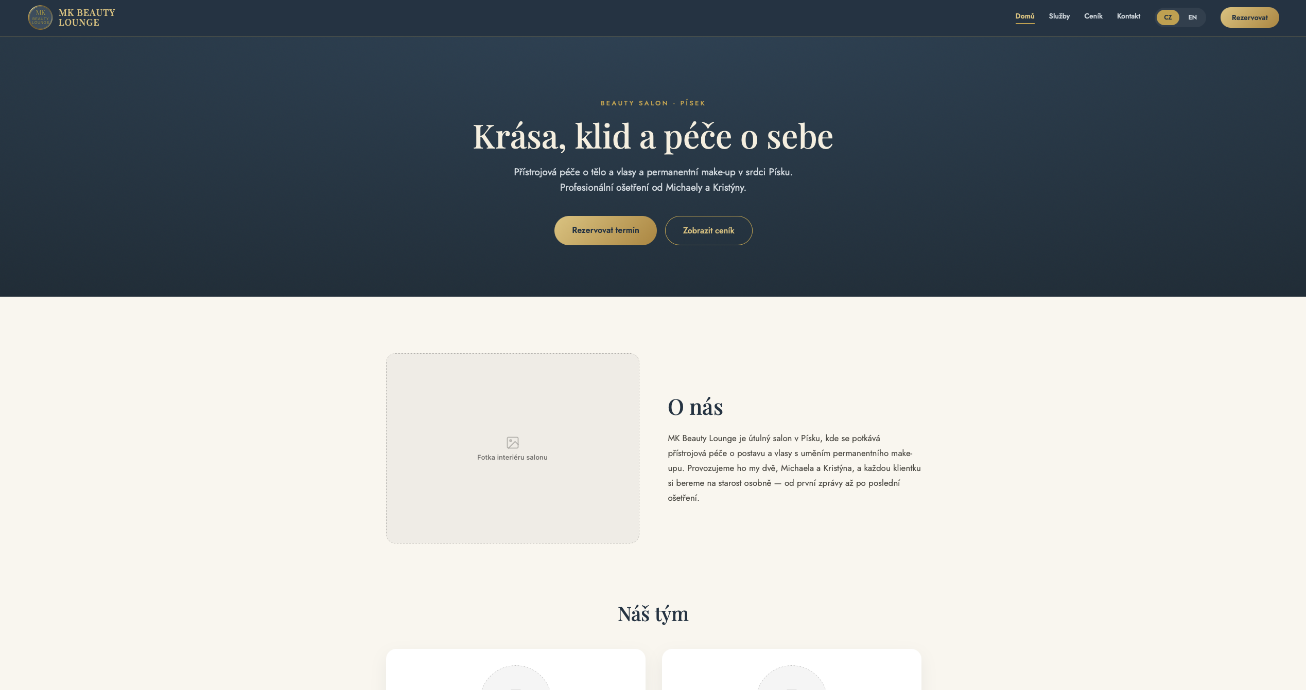 MK Beauty Lounge — web